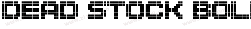Dead Stock Bold字体转换
